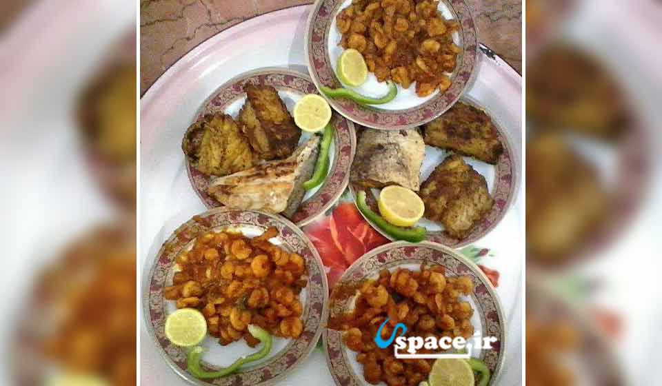 غذای محلی دراقامتگاه بوم گردی علیشاهی - قشم - روستای طبل